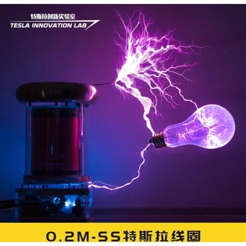 0.2M Solid State Tesla Coil Music Tesla Coil Lightning Storm LIGHTNING STORM