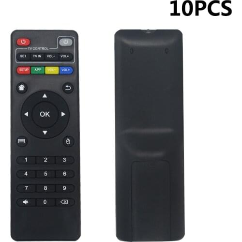 10PCS Universal IR Remote Control For Android TV Box H96 MAX/MXQ/TX6/T95X/T95Z Plus/TX3 X96 mini Replacement Remote Controller
