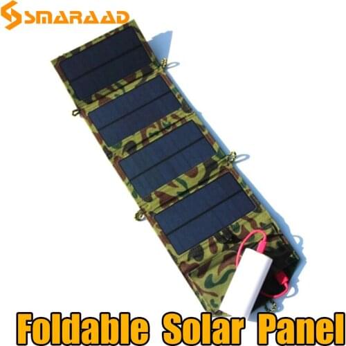 7W 5V Folding Solar Panel Foldable Portable Power Charger For Cell Phone Camping Outdoor Solar folding Charger USB Output