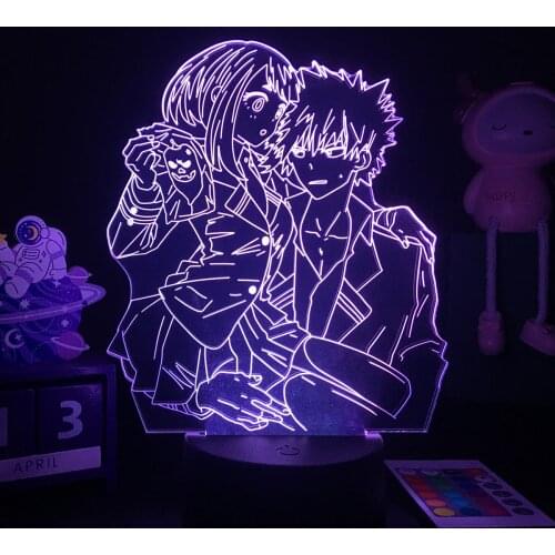 Anime 3d Led Night Light My Hero Academia for Bedroom Decor Birthday Gift Manga Gadget My Hero Academia Katsuki Bakugo Light