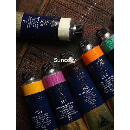 Maimeri Puro Oil paint colors, 40ml Tubes, Polycolor Pure Colour Top Oil 40ml for Artists , Art supplies