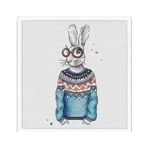 ZZ904 Home Fun Cross Stitch Kit Package Greeting Needlework Counted Cross-Stitching Kits New Style Joy Sunday Kits Embroidery