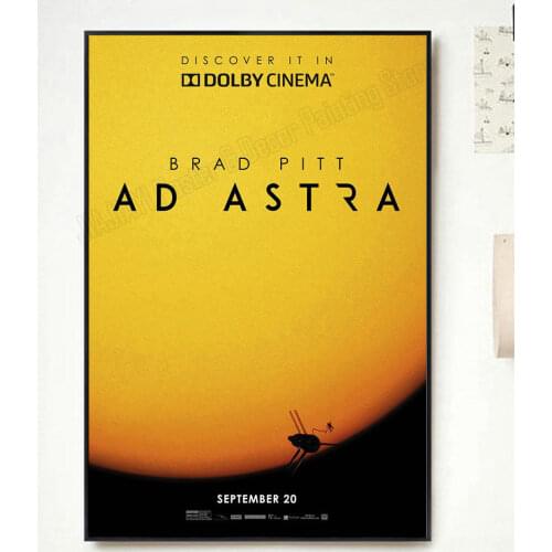 NP060 Ad Astra Movie 2 Classic Film Fashion Trend Beautiful home Art Decor Silk Poster Wall Sticker Deco Gift