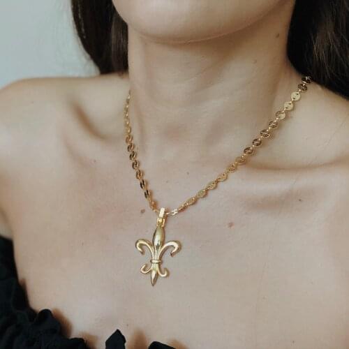 GULCE DERELI, LILY CHARM BEAD CHAIN NECKLACE, CHAIN NECKLACE, GIFT BOX, GOLD/SILVER PLATED