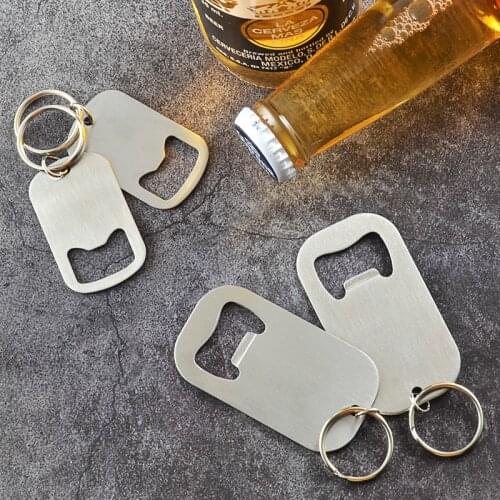 Stainless Steel Openers Key Chain Mountain Deer Bike Anchor Bottle Opener Keychain Wood Gifts Beer Accessories