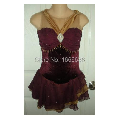 Professional Custom Figure Ice Skating Dresses For Girls New Brand Vogue Figure Skating Competition Dress DR2949