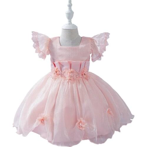Summer Dress for Baby Girls Ball Gown First 1st Birthday Dresses Baby Party Clothing Toddler Clothes Infant Vestidos 6M-3 Years