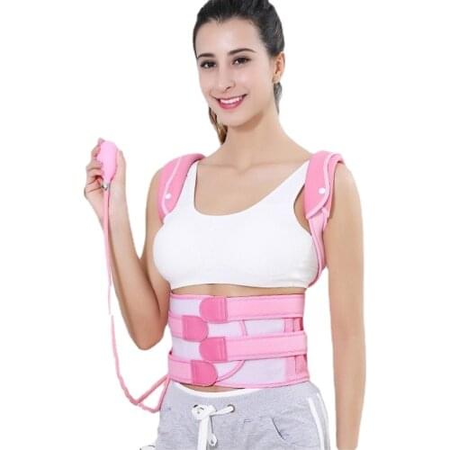 Lumbar Decompression Waist Belt Disc Herniation Correct Spinal Air Traction Support Belt Back Pain Relief Waist Massage Brace