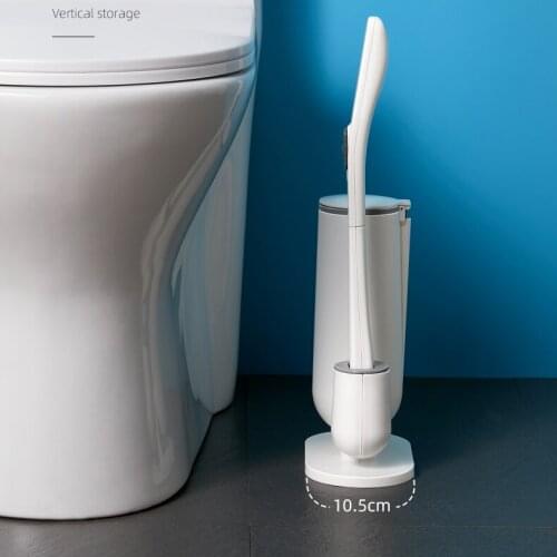 Simple Nordic Toilet Brush Cleaning Disposable Modern Toilet Brush Holder Artifact Tools Brosse Toilette Bathroom Fixture DF50MT