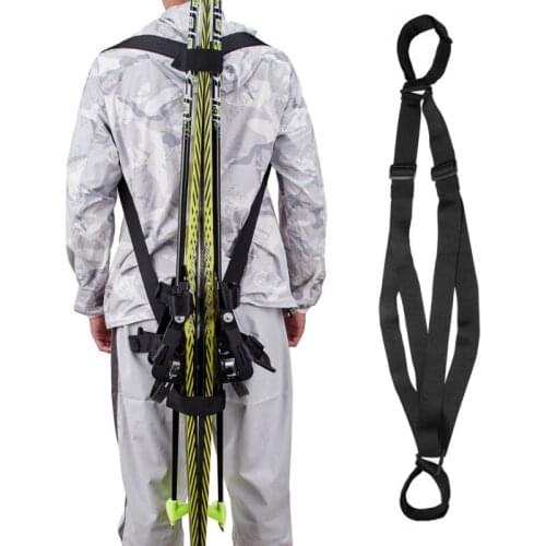 Snowboard Strap Adjustable Ski Pole Carrier Strap Shoulder Carrier Snow Board Carry Strap Skiing Accessories Ourdoor Sport