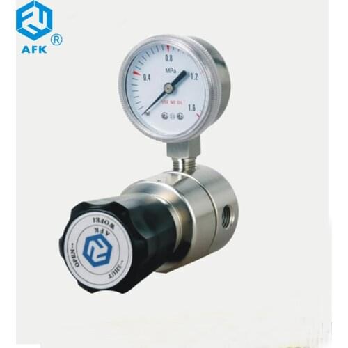 Stainless Steel Pressure Regulator with One outlet gauge in 30PSI