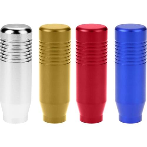 Gear Shift Knob Metal Shifter Stick Knob Personal Car Parts 85mm Aluminum Outdoor Decoration for AT MT Automobiles
