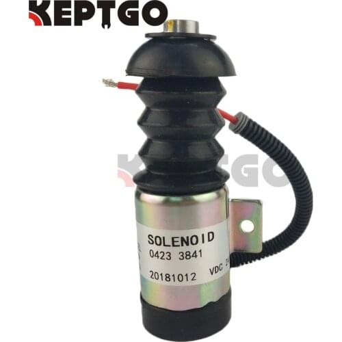 24V Stop Solenoid 04234303 37DZS1E2 for Deutz D3L91403 D4L91404 D5L91406 D6L91406 0423 4303 37DZ/S/1/E/2