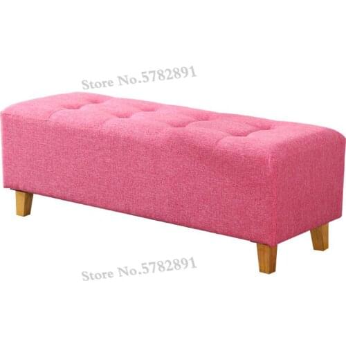 Fabric Changing Shoe Stool Storage Stool Can Sit Storage Stool Test Shoe Stool Shoe Cabinet Clothing Store Sofa Stool Rectangula