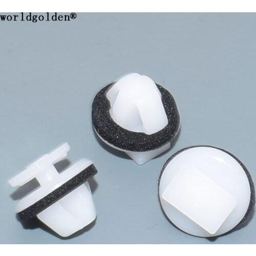 Worldgolden 100pcs Rocker Panel Baffle Panel Retaining Clip for Nissan#76882-EW00B (76882EW00B)