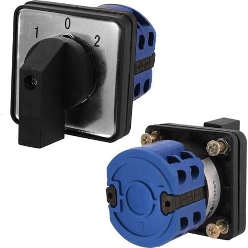 1pc Electric 3 Position Terminals Rotary Cam Changeover Switch With Screw 440V 20A For Electric Welding Machinery