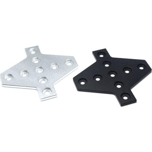 1pcs High quality X shape 9 hole joining plate for 2020 aluminum profile