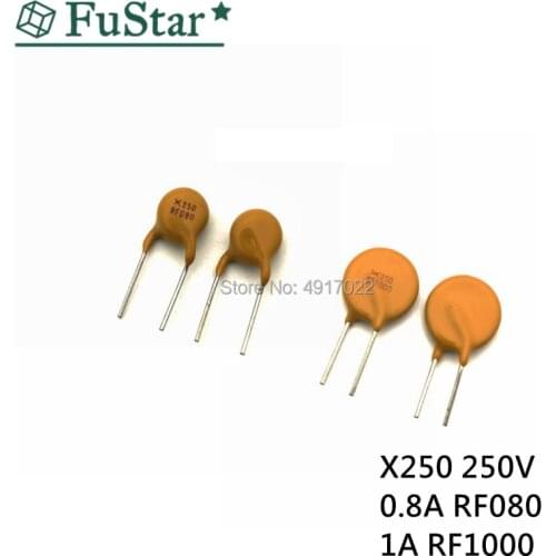 10PCS/lot Self Recovery Fuse TRF250-2000 250V 2A RF2000 PTCC TRF250-1000 RF1000 RF080 X250 0.8A 1A 2A RF2000 Hot new