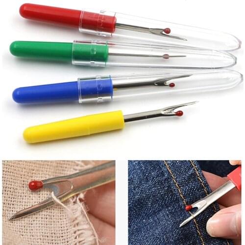 2Pcs Lot Steel Wood Handle Craft Thread Cutter Seam Ripper Stitch Unpicker Needle Arts Sewing Tools Embroidery