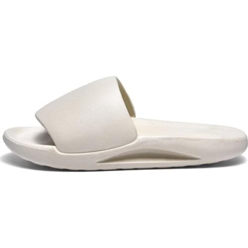 2021 Summer Mens Shoes Slippers Slip-On Solid Round Toe Leisure Flat Heels Lazy Breathable