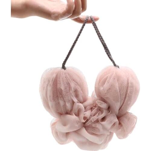 60% Hot Sale Durable Mesh Bath Sponge Ball Shower Scrubber Body Exfoliating Loofah Massage Tools Shower Supplies