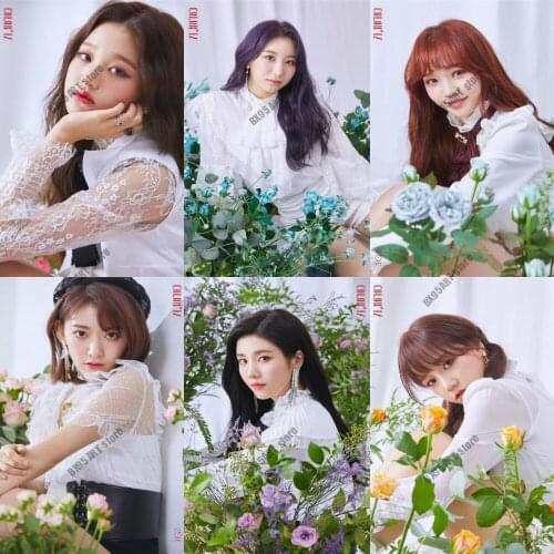 Diamond Mosaic Kpop IZONE COLORIZ La Vie En Rose Diamond Painting Cross Stitch Kits Embroidery Full Square Drill Room Decoration