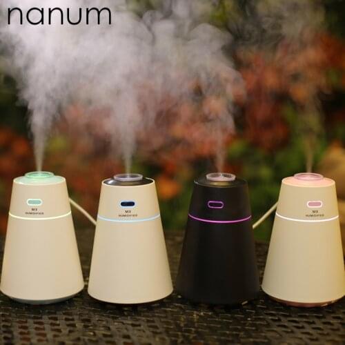Aroma Essential Oil Diffuser Mini Ultrasonic Car M3 Humidifier Air Purifier LED Night Light USB Car air freshener for Office