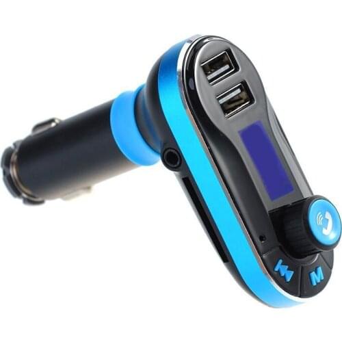 Mayitr Dual USB Charger Wireless Car AUX Audio Receiver FM Adapter Handsfree Receiving Car Kit QC3.0 Dual USB Fast Charger