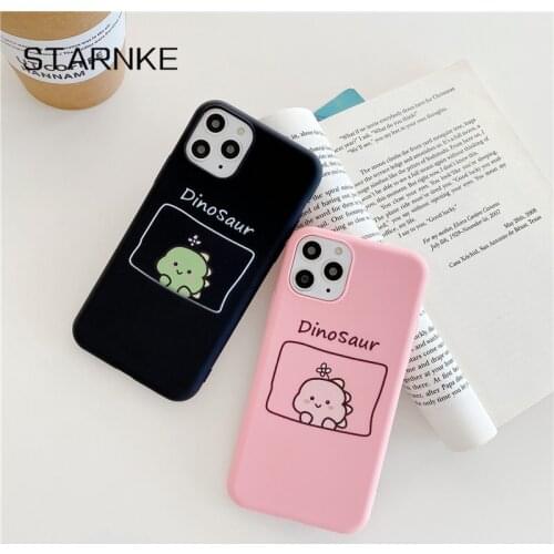 Cute Couples Dinosaur Phone Cover For Huawei P40 Lite E P30 P20 Pro P10 P8 P9 Lite 2017 P Smart 2019 2020 2021 S Z Silicone Case