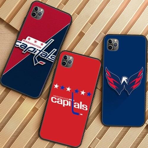 Washington hockey team badge Phone Case for iPhone 11 12 mini pro XS MAX 8 7 6 6S Plus X 5S SE 2020 XR