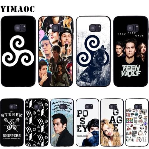 YIMAOC Teen Wolf Dylan Obrien Tyler Posey Case for Samsung Galaxy A7 A8 A9 A10 A20 A30 A40 A50 A70 M10 M20 M30 S10e J6 Plus