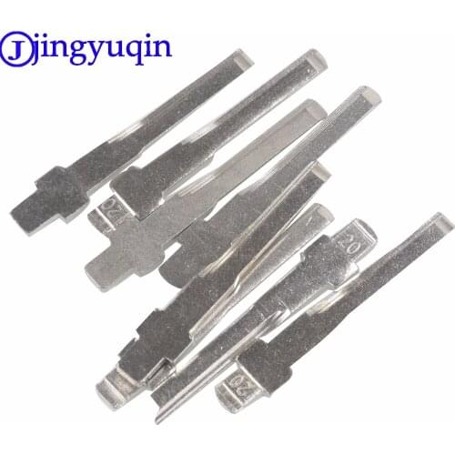 Jingyuqin 10x for Mercedes-Benz C E Card Series For #20 Blade Remote New Arrival Blank Key Replacement Uncut Blade