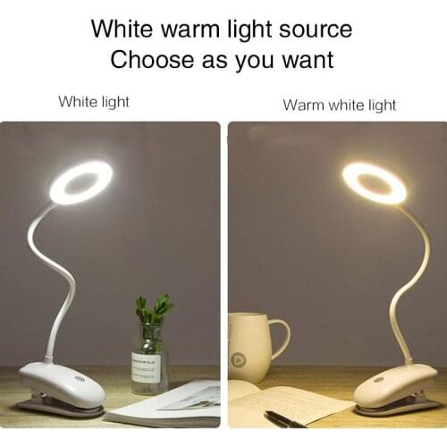 Portable Book Lamp 3 Levels/1 Levels Home Decor Flashlight USB Flexible LED Desk Lamp Sensitive Light Eye-Care Study