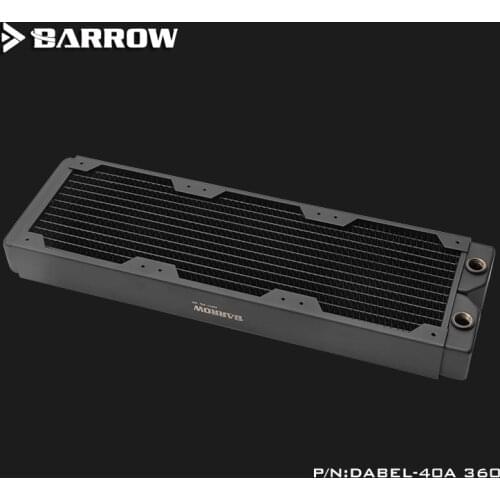 Barrow Dabel-40a Dabel 360mm 40mm Height Copper Radiator Heat Exchanager Water Cooling