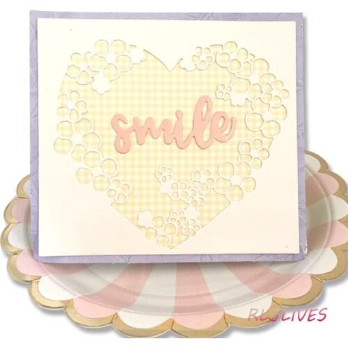 Heart Frame Metal Cutting Dies Stencils for DIY Scrapbooking photo album Decorative Embossing DIY Paper Cards