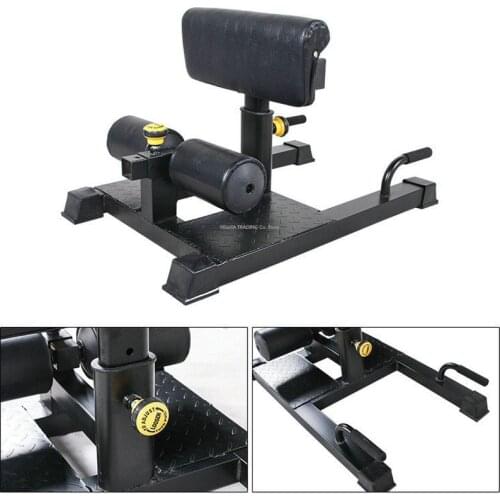 Multifunctional Sissy Squat Machine Deep Squat Bench, Home Gym Workout Station Height Adjustable Leg-Exercise Machine