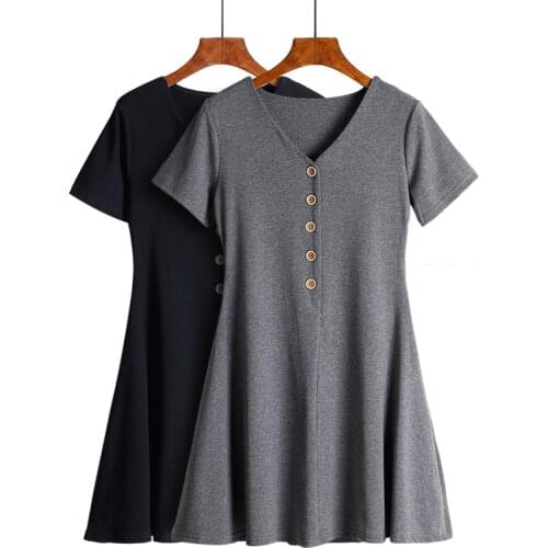 EP 2021 Fashion Summer New Vintage Casual Mini Dresses For Women Clothes Ladies Dresses Black Sexy dress