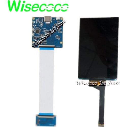 Wisecoco Monochrome Screen 6 Inch 2k 3d Printer 6.08 inch Mono Lcd Display 1620x2560 Mipi Board DLP/SLA High Light Transmittance