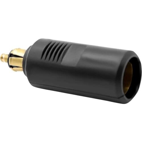 Male DIN Plug to Female Cigarette Lighter Socket Adapter Motorcycle DIN Plug European 12V Cigarette Lighter Adapter