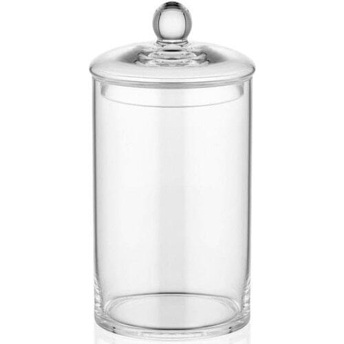 The Mia Glass Jar With Lid 12 X25CM