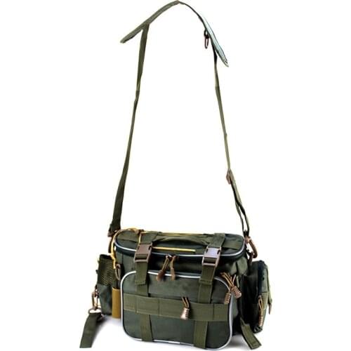 Large Capacity Fishing Bag Waterproof Multifunctional Lure Waist Pack Outdoor Shoulder Bags Carp Fishing Tackle Multifunctional
