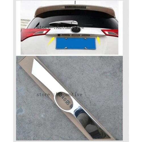High quality stainless steel Chrome Rear Trunk Handle Garnish Moulding Trim For For 2013 2014 2015 2016 For TOYOTA RAV4 RAV 4