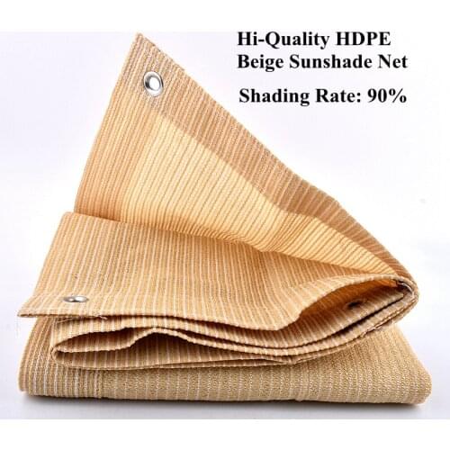 Hi-quality HDPE Anti-UV Sun Shading Net Outdoor Awning Swimming Pool Sunblock Shade Cloth Succulent Plant Sunshade Net Car Cover