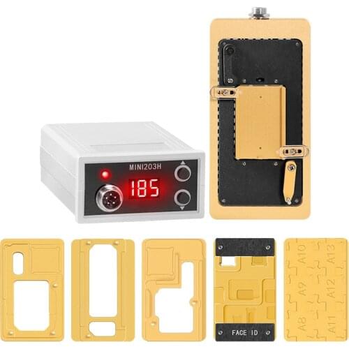 WL Heating Station for X XS XSMAX 11 11pro Promax CPU Glue Removing Mainboard Layered Face ID Disassembly Heator