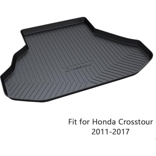 For Honda Elysion Odyssey Crosstour Vezel Greiz Jade Accord Hybrid 2008-2018 Anti-slip Mat Styling 1Set Car Rear Trunk Mat