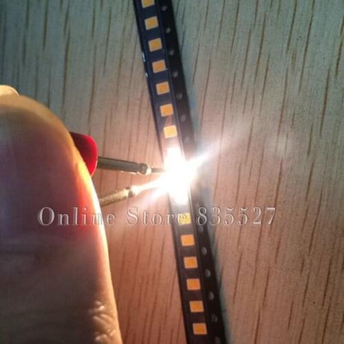 1000pcs/lot 3020 warm white SMD LED lamp beads light emitting diode Indicator STW8B12C bottom lager iron sheet is negative pole