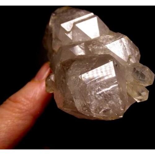 167g Elestial Skeletal Quartz Cluster DT - crystals and stones healing Mineral specimen Home Decor feng shui decoration L0224/04