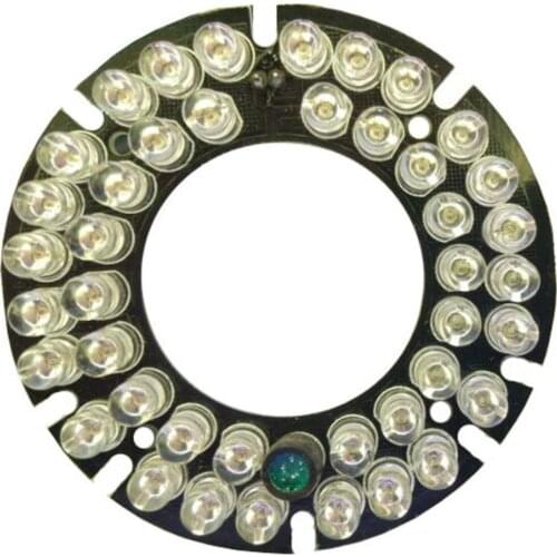 2PCS/LOT 42 LEDS 5mm IR Led Board Infrared Light Board For Waterproof Security Bullet Camera 90 Degree Bulb 60mm Diameter