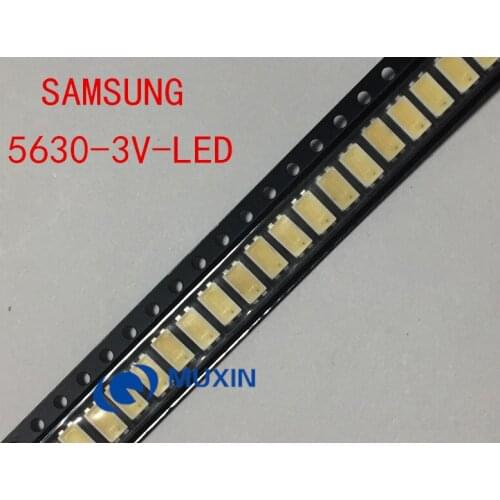 2000PCS For SAMSUNG LED LCD Backlight TV Application Middle Power LED LED Backlight 0.5W 3V 5630 Cool white LED LCD TV Backlight