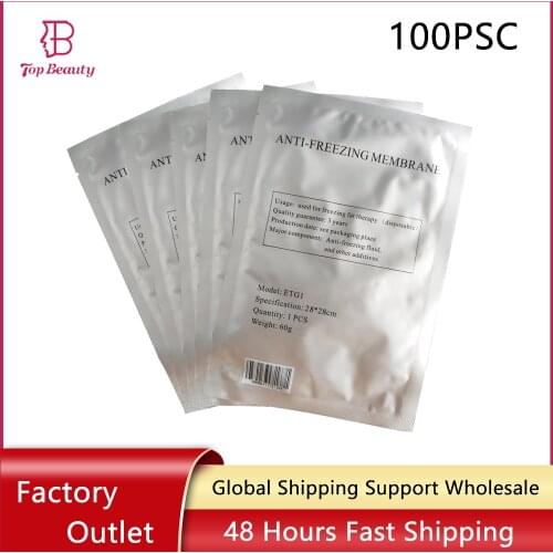 50/100Pcs Membrane Antifreeze Cryolipolysis Treatment Anti Freeze Membrane Frost Protective Cryo Pads For Cold Therapy Slimming
